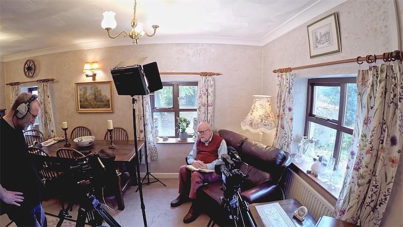 living room video shoot